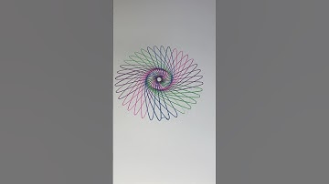 Beautiful Spirograph #spirograph #satisfying #art #asmr #pattern #viral #spirographity #shorts