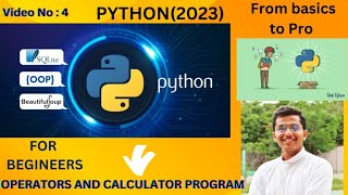 Python for Beginners Part 4 Comments and Calculator .The Fun Way to Learn Python(2023-2024) Latest