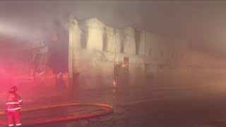 Massive fire at Fresno industrial building marks 102nd vacant building fire this year