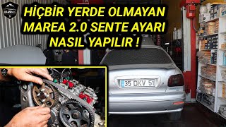 FİAT MAREA 2.0 MOTOR 5 SİLİNDİR SENTE AYARI NASIL YAPILIR! (En Basit Anlatım)