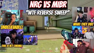 FNS, Sliggy, Shanks, Som &amp; Tarik React to MIBR vs NRG Best Moments  in VCT Kickoff