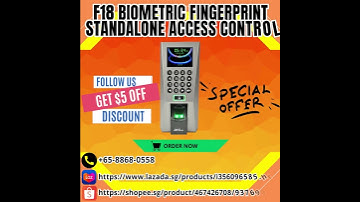 F18 Biometric Fingerprint Standalone Access Control