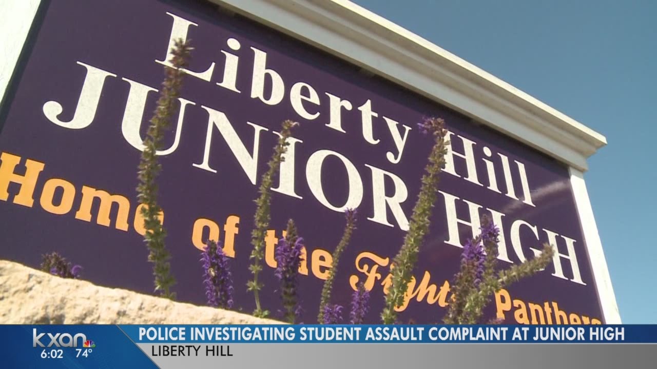 Alleged assault at Liberty Hill Junior High YouTube