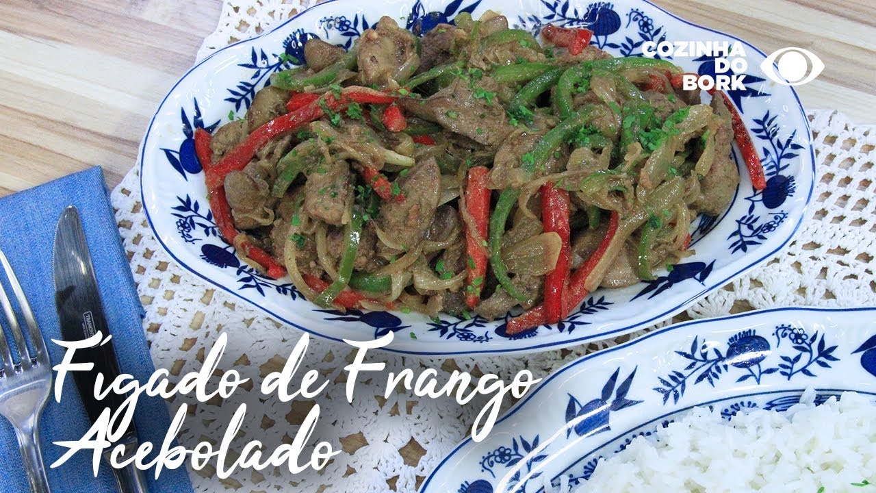 Fígado de frango acebolado - Receita Petitchef