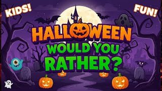 HALLOWEEN: Wolałbyś rzucić wyzwanie! 🧙‍♀️ Zabawne i głupie pytania dla dzieci | Halloweenowa prze... screenshot 3