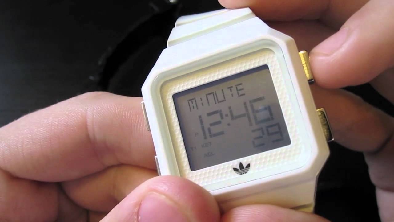 How to work a Adidas Peachtree Watch 