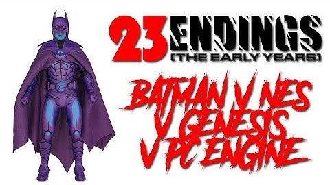 Story Breakdown: Batman Series (NES, Genesis & PC Engine) - Defunct Games