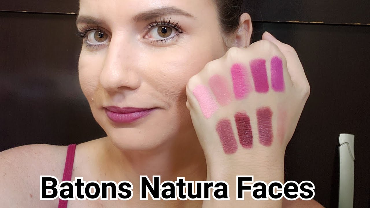 Meus Batons Natura Faces - YouTube