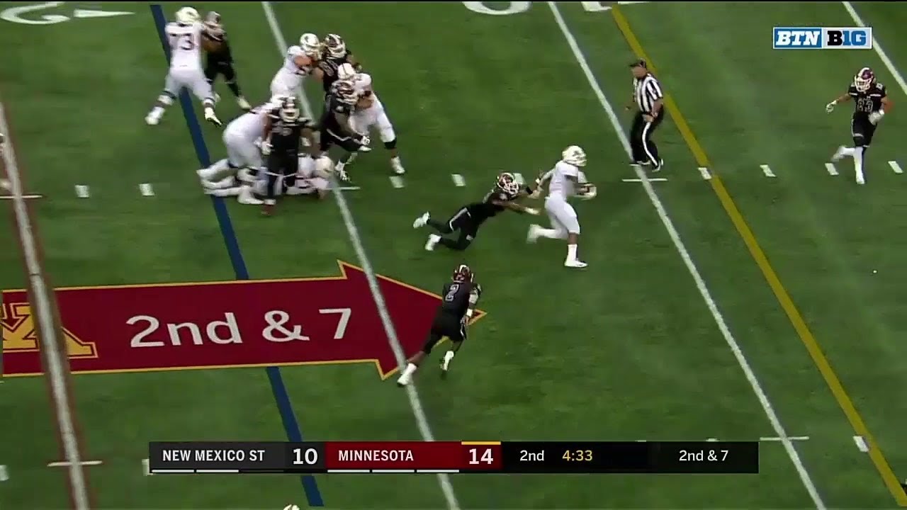 Top Plays Rodney Smith Vs New Mexico State Minnesota Big Ten Football