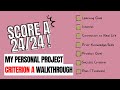 How to score a 2424 ib myp personal project criterion a walkthrough