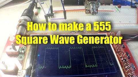 How to make a 555 square wave generator
