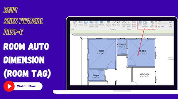 07.Autodesk revit Series Tutorial-Room Auto Dimension | Room Tag |