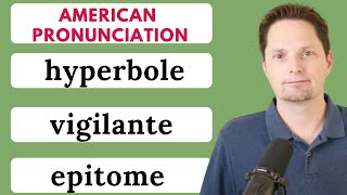 American Pronunciation / When 'E' is NOT silent at the end of the word, PART 2