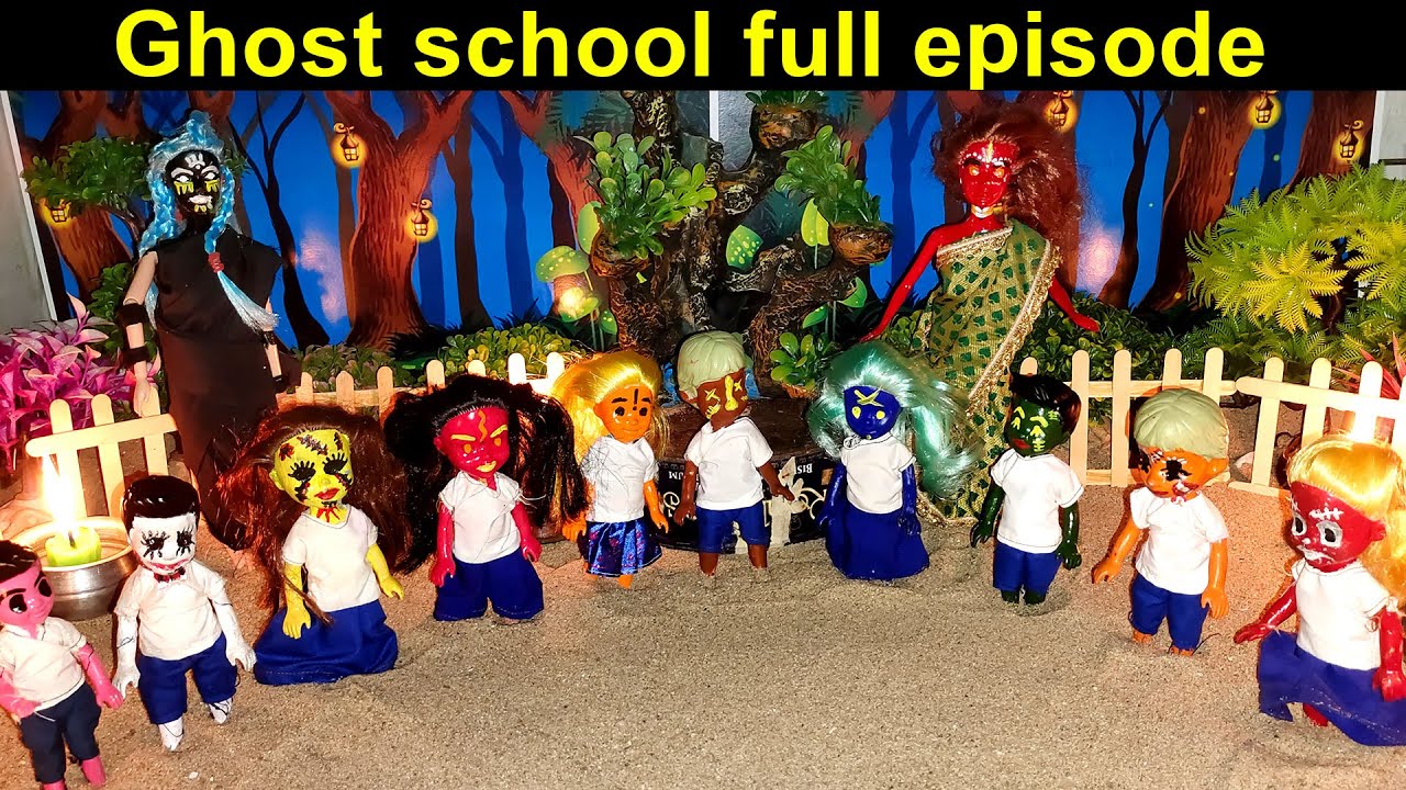 Ghost school full episode | barbie videos | barbie doll | barbie stories | Mini Foodies |