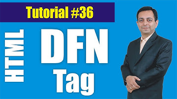 321# How to use DFN Tag in HTML (Hindi) || HTML Tutorial 36