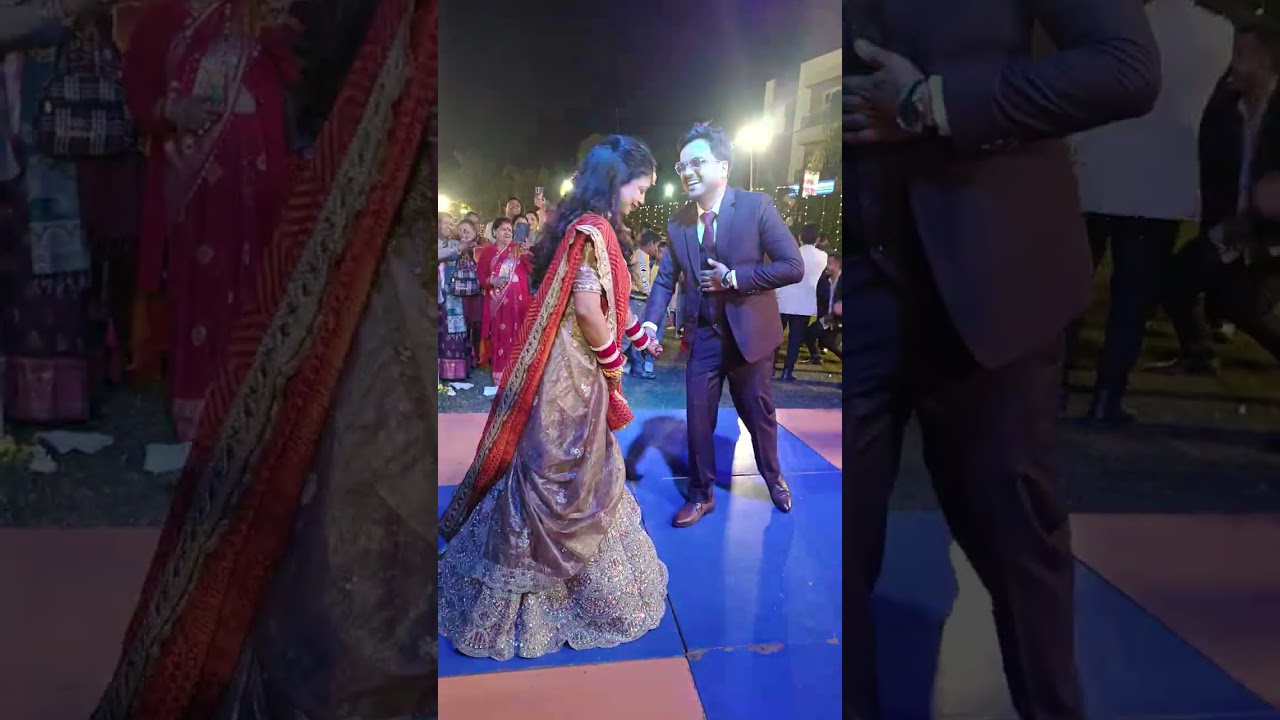 💃🕺 नव विवाहित दंपति का अति सुंदर नृत्य, जीवनभर साथ निभाने की मधुर शुरुआत।❤️🧿
