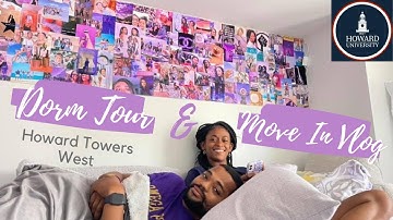 HOWARD UNIVERSITY DORM TOUR + VLOG || Howard Towers West