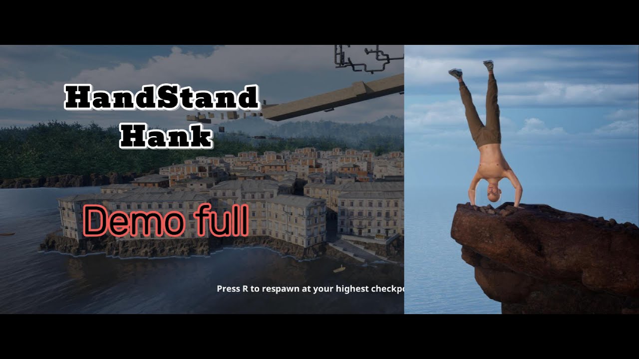 Handstand Hank Demo | Full Gameplay Sem Comentarios | Steam lançamento 24/jun/2025 