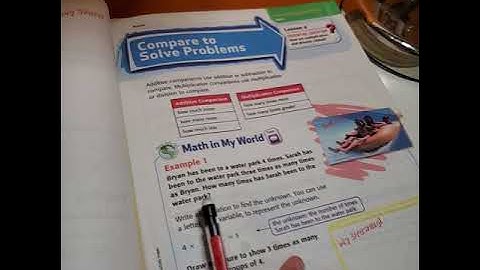 My math 4th grade, chapter 3, Lesson 3 solutions