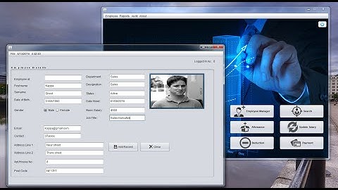 Employee Payroll Management System Using Java Netbeans - Part 1 - Introduction