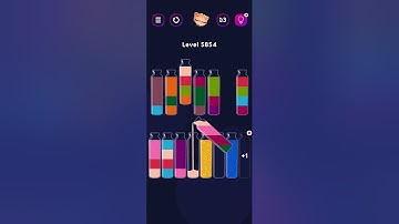 Get Color Level 5854 #watersortpuzzle #colorgames #watersortgame #watersort