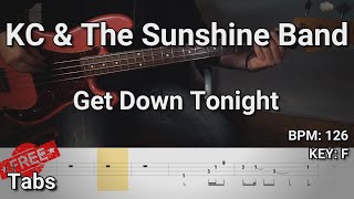 KC & The Sunshine Band - Get Down Tonight (Bass Cover) Tabs