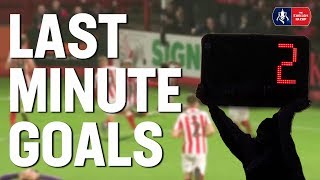 Best Stoppage Time Goals from the First Round | Last-Gasp and Late Winners | Emirates FA Cup 2019/20