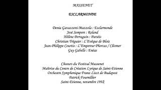 Massenet : Esclarmonde - Saint-Etienne, novembre 1992