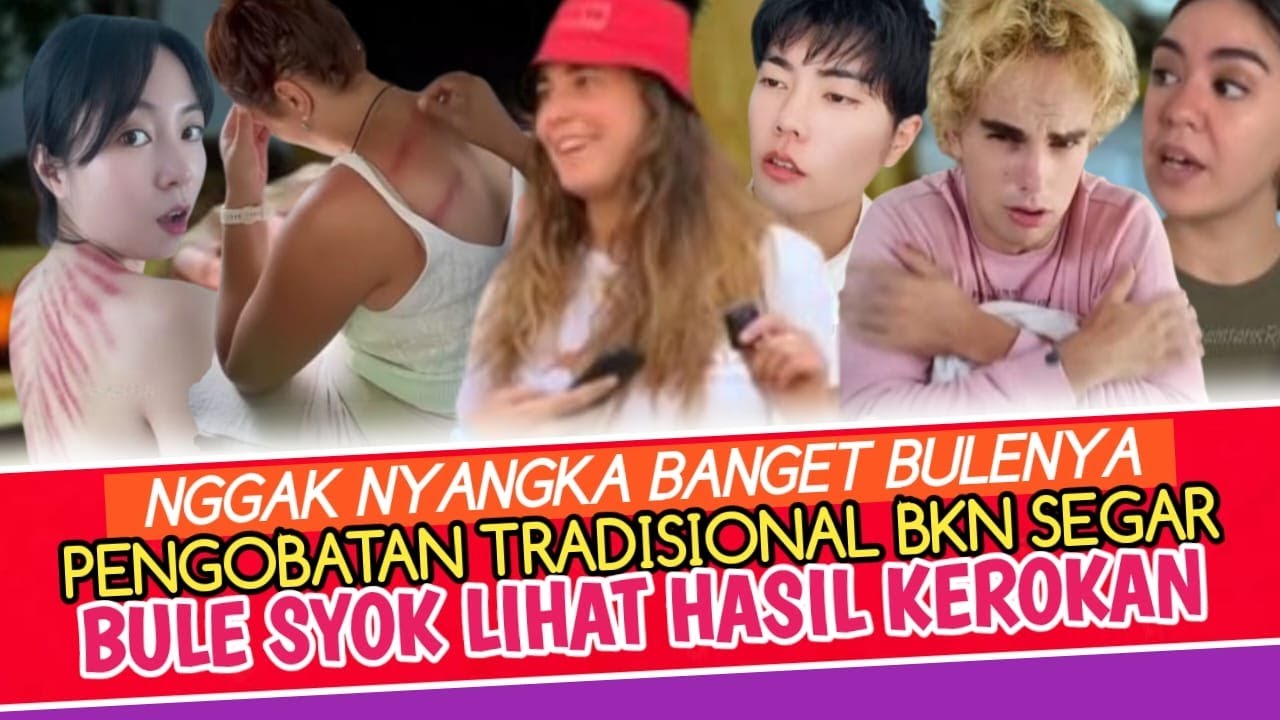 NGAKAK! BULE GEMETAR LIAT TRADISI KEROKAN, MULANYA TAKUT LIHAT BEKASNYA SETELAH COBA BARU TAU DIANYA