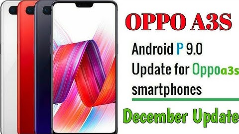 Oppo a3s New Software Update 2020//Oppo a3s new pie updates