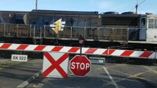 Train crossing in  navan