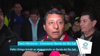 Palito Ortega brindó un show gratuito en Banda del Río Salí - Tucumán Gobierno