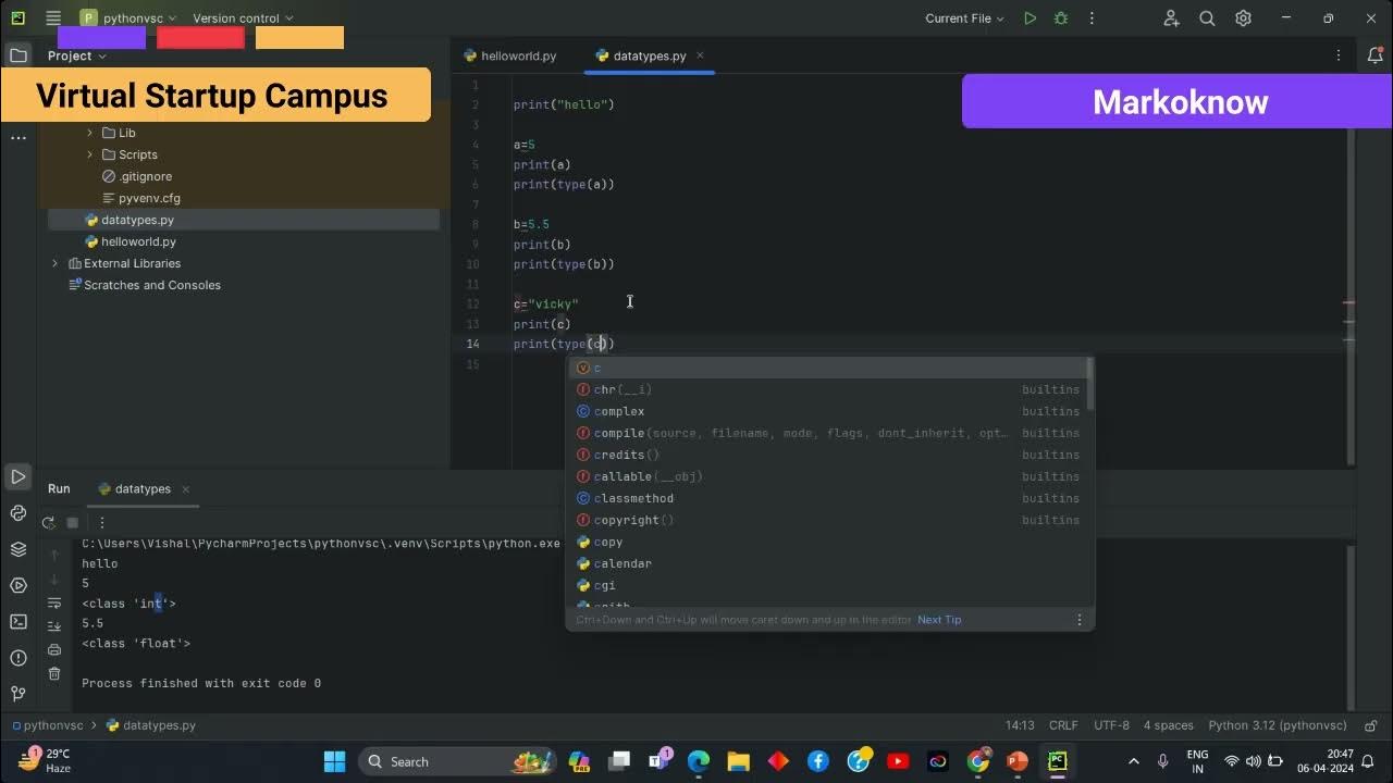 Python Part 4 : Understand Basic Variables and Data Types in Python ...