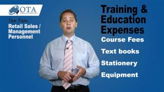 Tax Tips and Deductions - Retail sales and management personnel