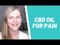 CBD Oil for Pain and Chronic Pain - Dr Dani Gordon