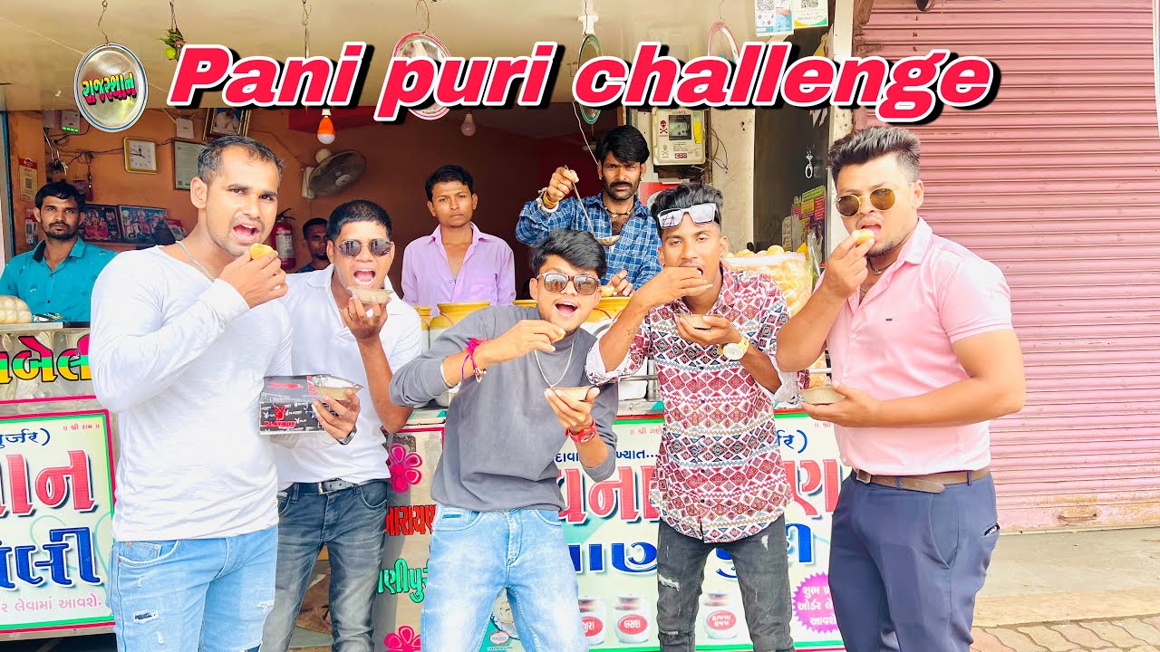 Pani Puri challenge // pani puri challenge Mohsin 3star k vlog // 