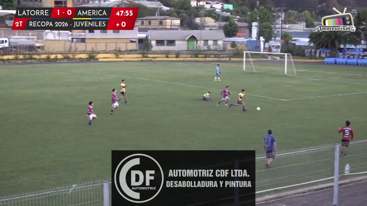 LATORRE V/S JUVENTUDES DE AMÉRICA. RECOPA 2026 - JUVENILES