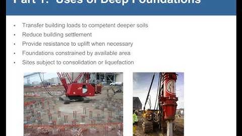 Deep Foundations – Overview and Design Example