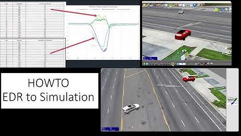 EDR compare w simulation - HOWTO walk thru setting up EDR data in msmac3D Simulation