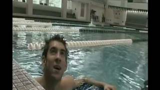 Michael Phelps training and interview