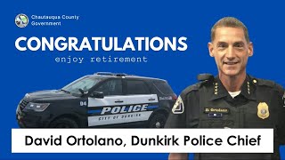 County Celebrates the Legacy of Longtime Dunkirk Police Chief