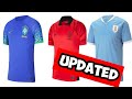 All World Cup 2022 kits (Group G and H only)