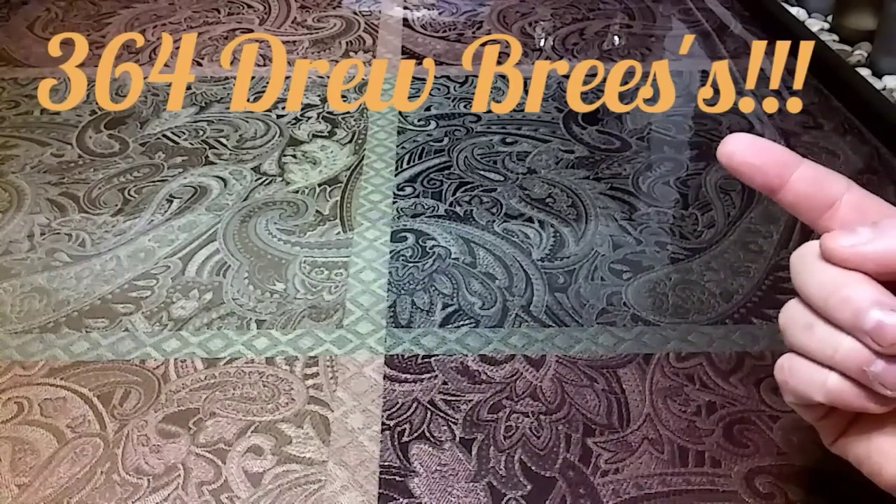 Marino & Brees Dual Relic Card + NASTY Brees Cracked Ice Game Used Ball Card! 