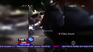 Viral Video Pemukulan Ojol Terhadap Pejalan Kaki-NET10 screenshot 1