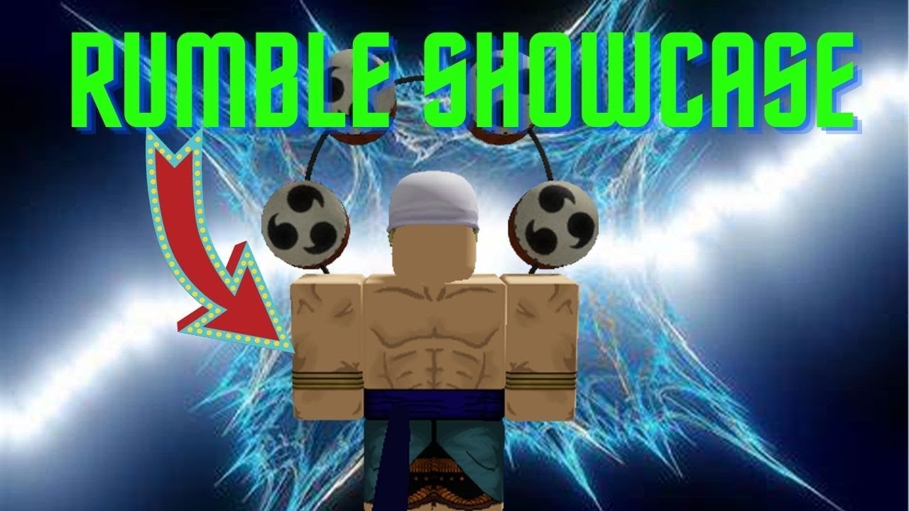 RUMBLE SHOWCASE IN BLOX FRUITS (GORO GORO NO Mi) 