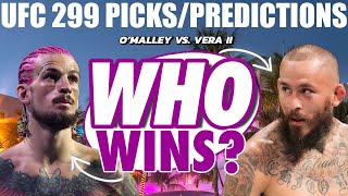 UFC 299: SEAN O'MALLEY VS. MARLON VERA 2 PICKS/PREDICTIONS