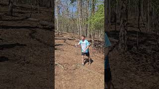Birdie of the Day, I had to throw behind a huge tree... #discgolf #birdie #sports