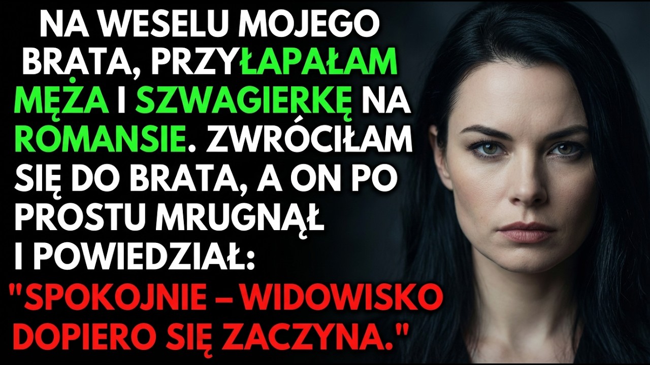 Ślubny chaos: znalazłam męża z bratową—reakcja brata odebrała mi mowę