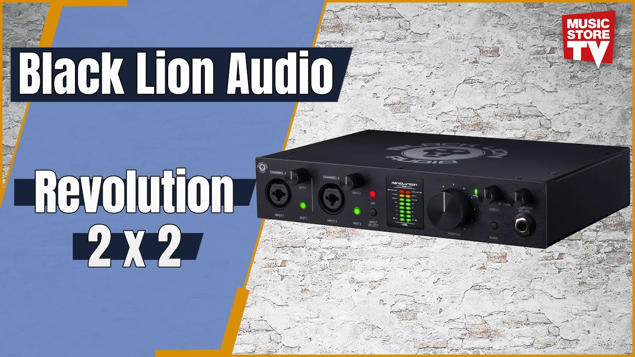 Black Lion Audio Revolution 2x2 audio interface - buy online | USA