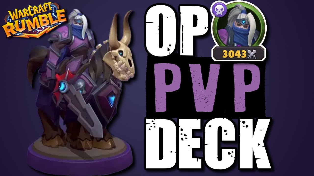 Warcraft Rumble PVP Deck Climbed to 3000 Honor EASILY YouTube